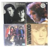4 Vtg Vinyl Records. Heart, Winwood, Bob Dylan &