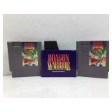 NES Dragon Warrior Games - 3-Screw and 5-Screw