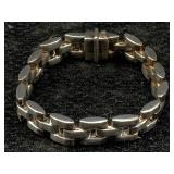 Sterling Silver Bracelet, Tw 25.1g, Sz 7in Long