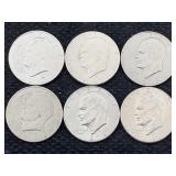 6 Ike / Eisenhower Dollars
