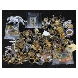 Lot Of Fashion Jewelry Earrings, Some Sterling &