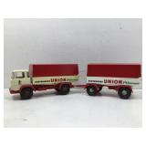 Vintage Dortmunder union beer, truck and trailer