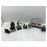 Lot of 6 Misc Objects of Art and a Vintage Rexall