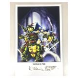 Kevin Eastman Signed ï¿½Turtles In Timeï¿½ TMNT Art