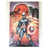 Shelby Robertson Signed Captain America Art