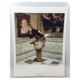 Norman Rockwell Signed Fine Art Print. ï¿½The Art