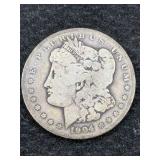 1904-s Silver Morgan Dollar