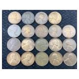 19 Wheat Pennies