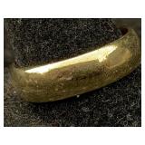 14k Gold Band Ring, Tw 5.8g, Sz 9