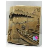 Large scrapbook featuring photos and handouts