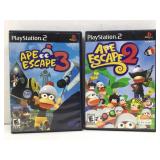 CIB PS2 Ape Escape 2 & 3 Games