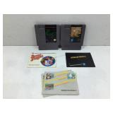 NES Cartridges and Asst. Manuals - Volleyball and