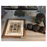 Antique Like Jar Set, Vintage Navajo Sand