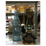 Vintage Style Candlestick Lamp Approx 19 inches