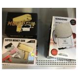 2 Money Guns in Box and Portable Megaphone.