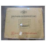 SEI CC Grid Grill Wall Mount fireplace in box