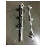 3 Track light bars w/lights, approx 47in long
