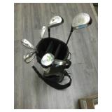 Golden Bear Golf Bag w/clubs
