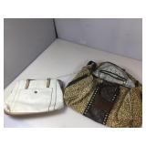 2 Fashion totes bags, some wear