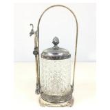 Vtg Plated-Silver Pickle Castor