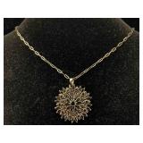 Sterling Silver Pendant & Necklace, Tw 17.7g, With