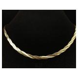 Sterling Silver Necklace, Tw 11.5g, Sz 15in Long