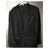 Gianni Versace Black Tuxedo Style Coat w/ Pants.