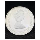 .925 Silver Elizabeth 2nd 25 Pence Coin, Tw 28.6g