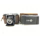 2 Medium Format Film Folding Cameras. Zeiss Ikon