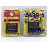 Lot of two handheld electronic poker, games an
