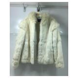 Vtg Sergio Valente Rabbit Fur Jacket. Est Sz Med