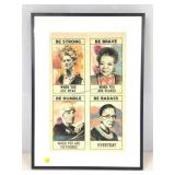 Framed ï¿½Be Strong, Be Brave, Be Humble, Be