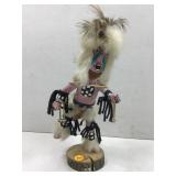 This is a Hopi Koshari, hoop, dancer, Kachina