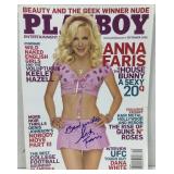 Signed Anna Farris Playboy Magazine. Sept 2008 No