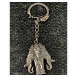 Vtg Siam Sterling Silver Elephant Medal, Tw 12.8g,