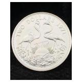 .925 Silver Elizabeth 2nd Two Dollar Coin, Tw 29.2