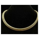 Sterling Silver Necklace, Tw 48g, Sz 17in Long