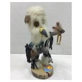 This is An Hopi Koshari, Owl  Kachina  dollï¿½.  It