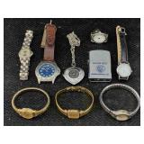 Collection Of Watches & Lighter, Incl. Timex &