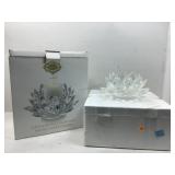 2 Shannon Crystal by Godinger Lotus Crystal