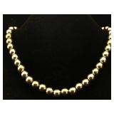 Sterling Silver Necklace, Tw 60.8g, Sz 18in Long