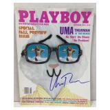 Signed Uma Thurman Playboy Magazine. Sept. 1996