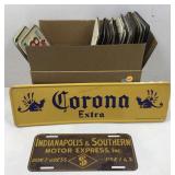 Mark lot of 39 license plates from various states