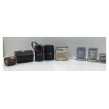 Camera Lenses In Cases. Asstd. Schneider