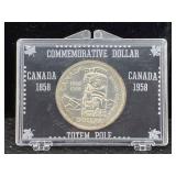 .800 Silver 1958 Canada Dollar, Tw 23.3g