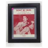 Sheet music cover for donï¿½t be cruel by Elvis