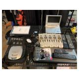 Electronics incl. Sony Blu ray player, Logitech