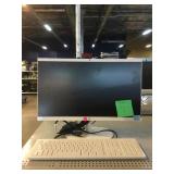 HP All in One PC with Cord and Keyboard. See