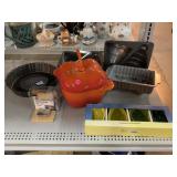 Assorted Kitchenware. Baking Pans, Dip Bowls &