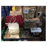 Womanï¿½s fashion purses w/earrings and more